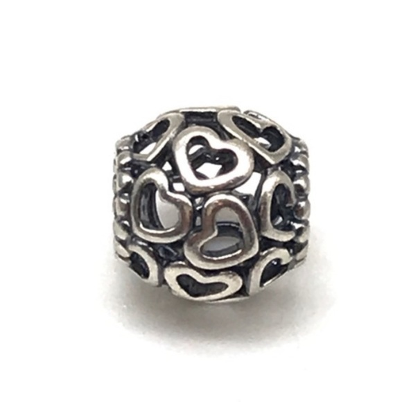 Pandora Openwork Heart Bead Charm - Picture 1 of 4